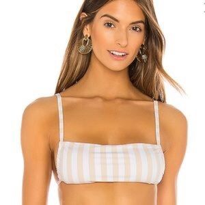 Weworewhat Leigh Top in Nude Stripe